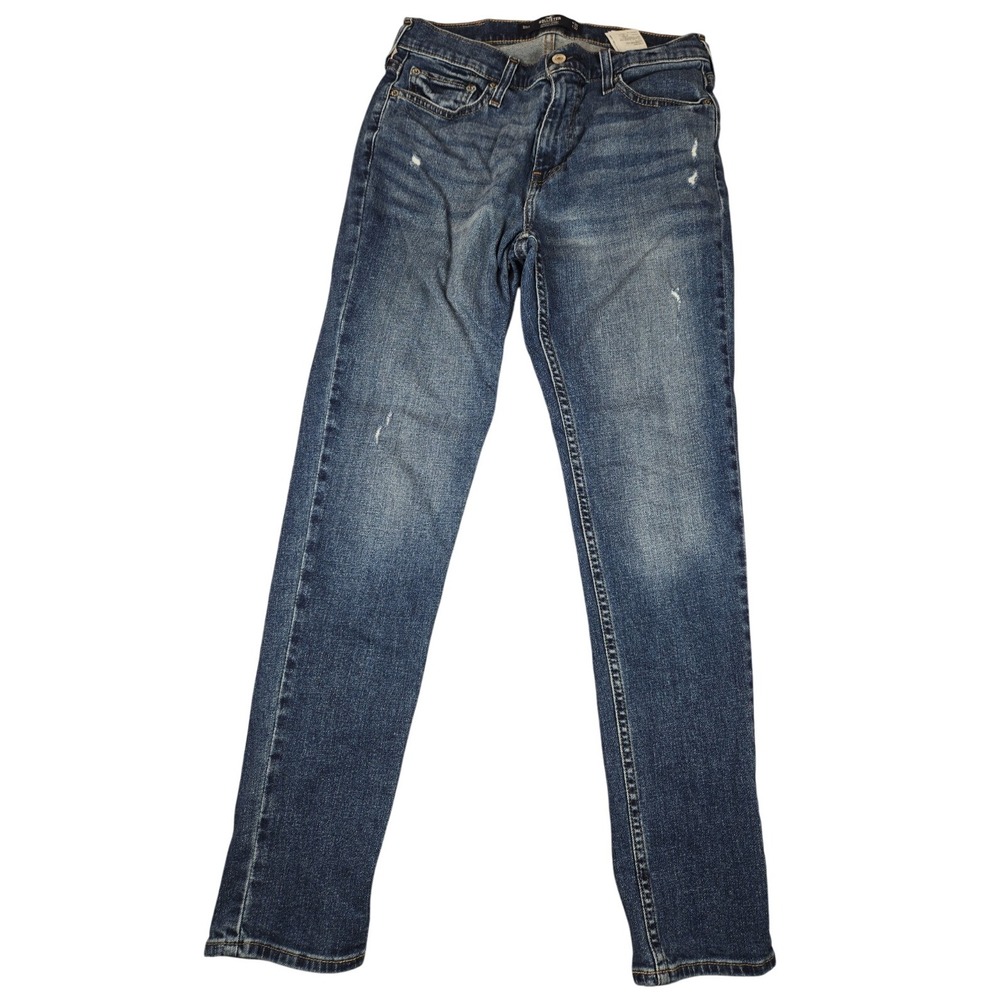 Hollister‎ Men's Athletic Skinny Jeans W30 L32 Epic Flex Blue Denim